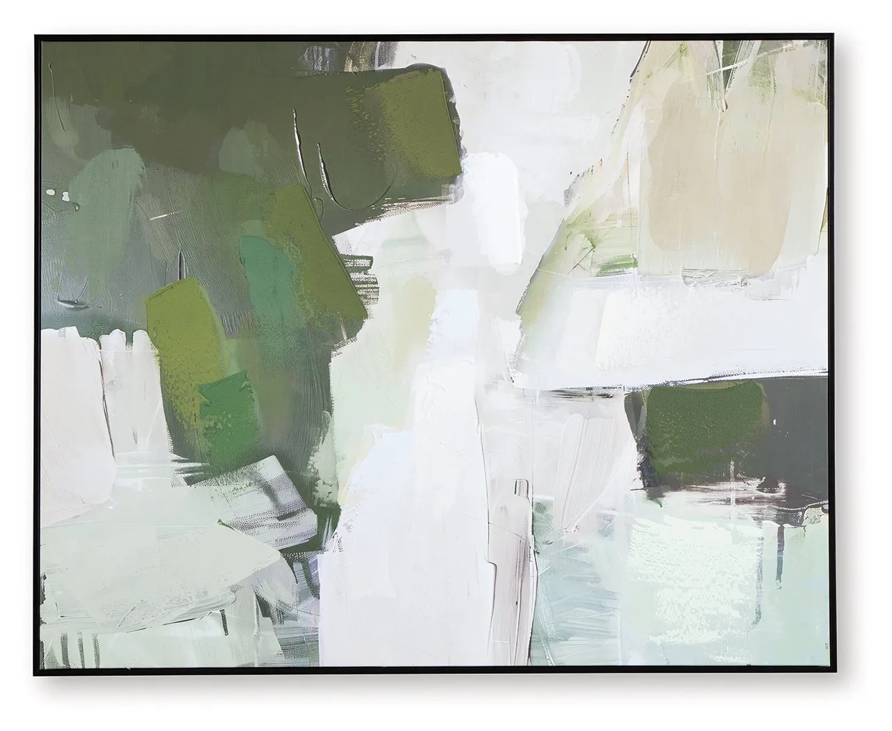 Vinick Green/Gray/White Wall Art - Image 4