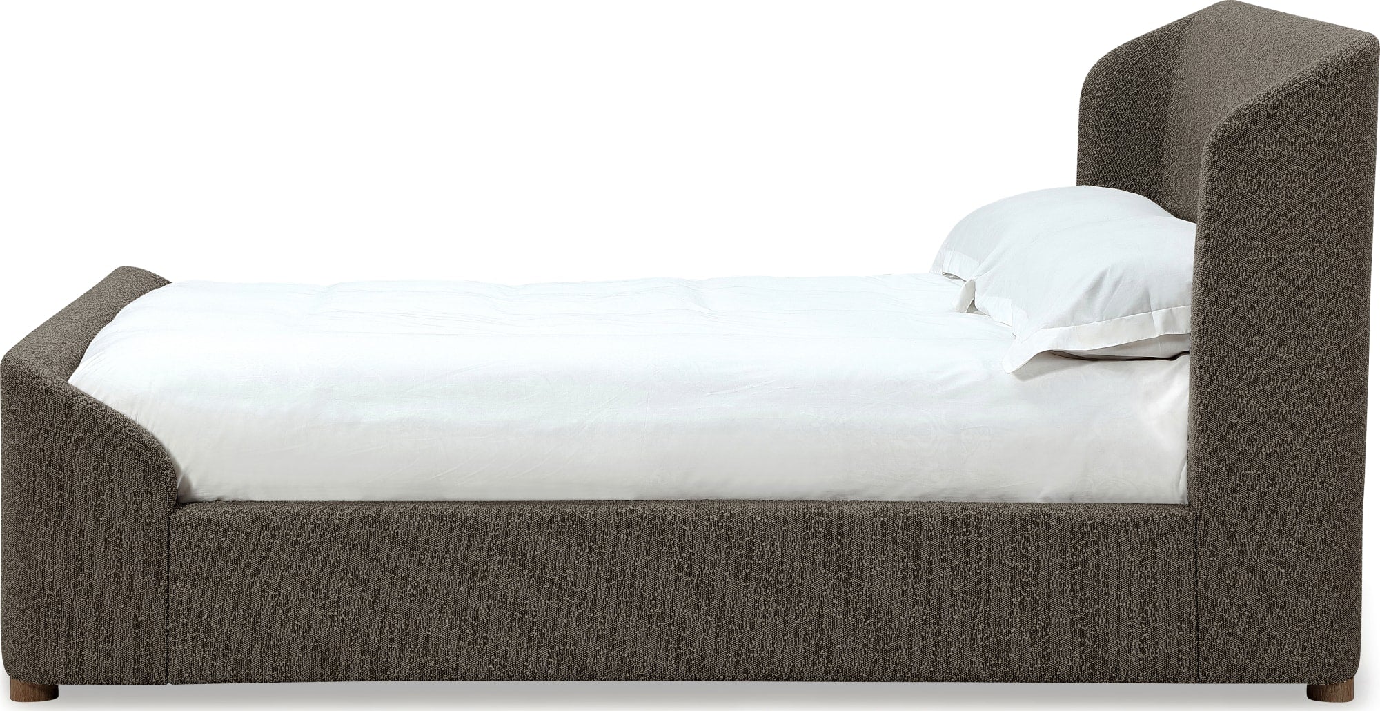 Virgil Kiki Pumpernickel California King Upholstered Platform Bed - Image 8