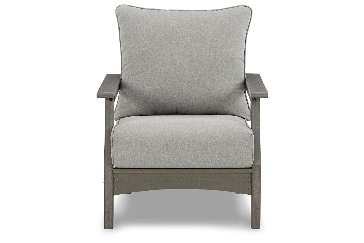 Visola Gray Outdoor Lounge Chair (Set of 2) - Image 3