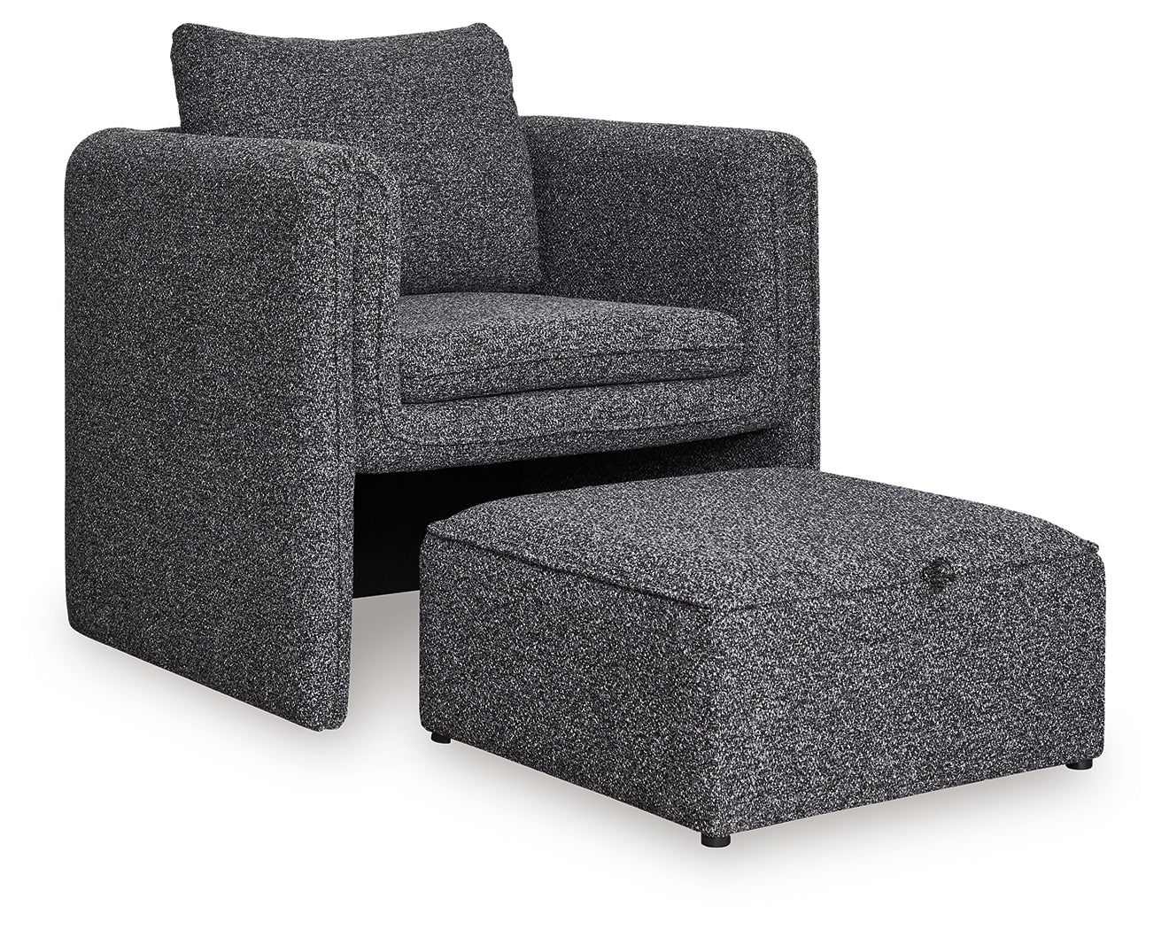 Vreni Charcoal/Black Accent Chair - Image 3