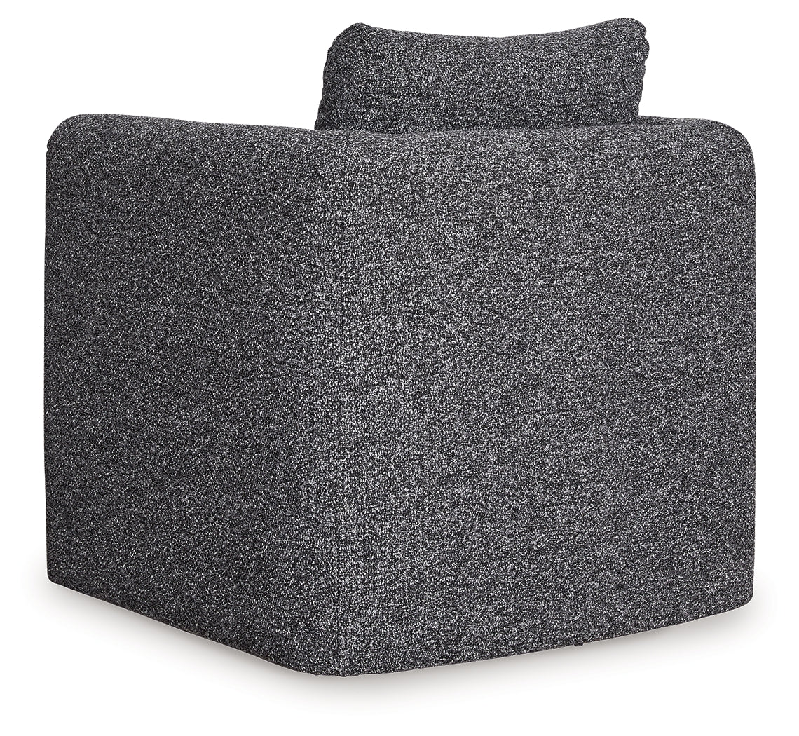 Vreni Charcoal/Black Accent Chair - Image 5