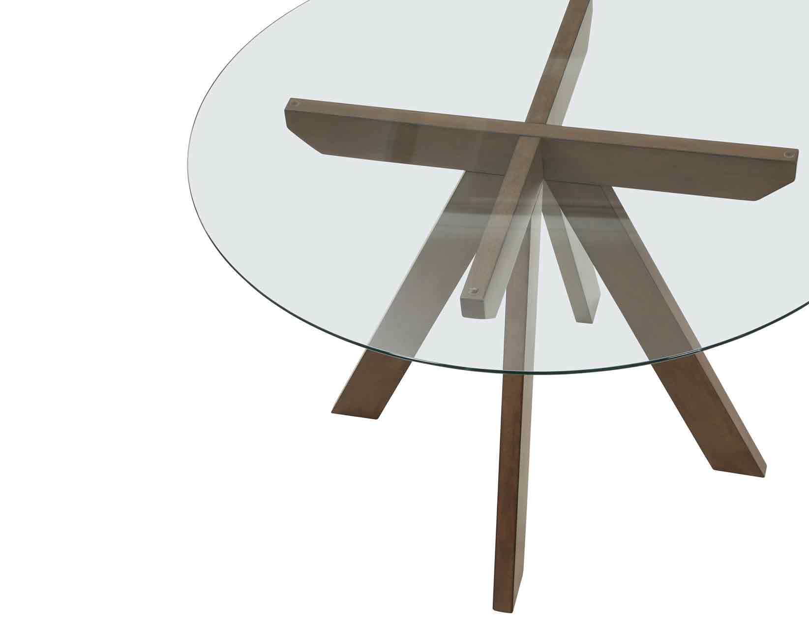 Wade Mocha Glass Top Dining Room Set - Image 8