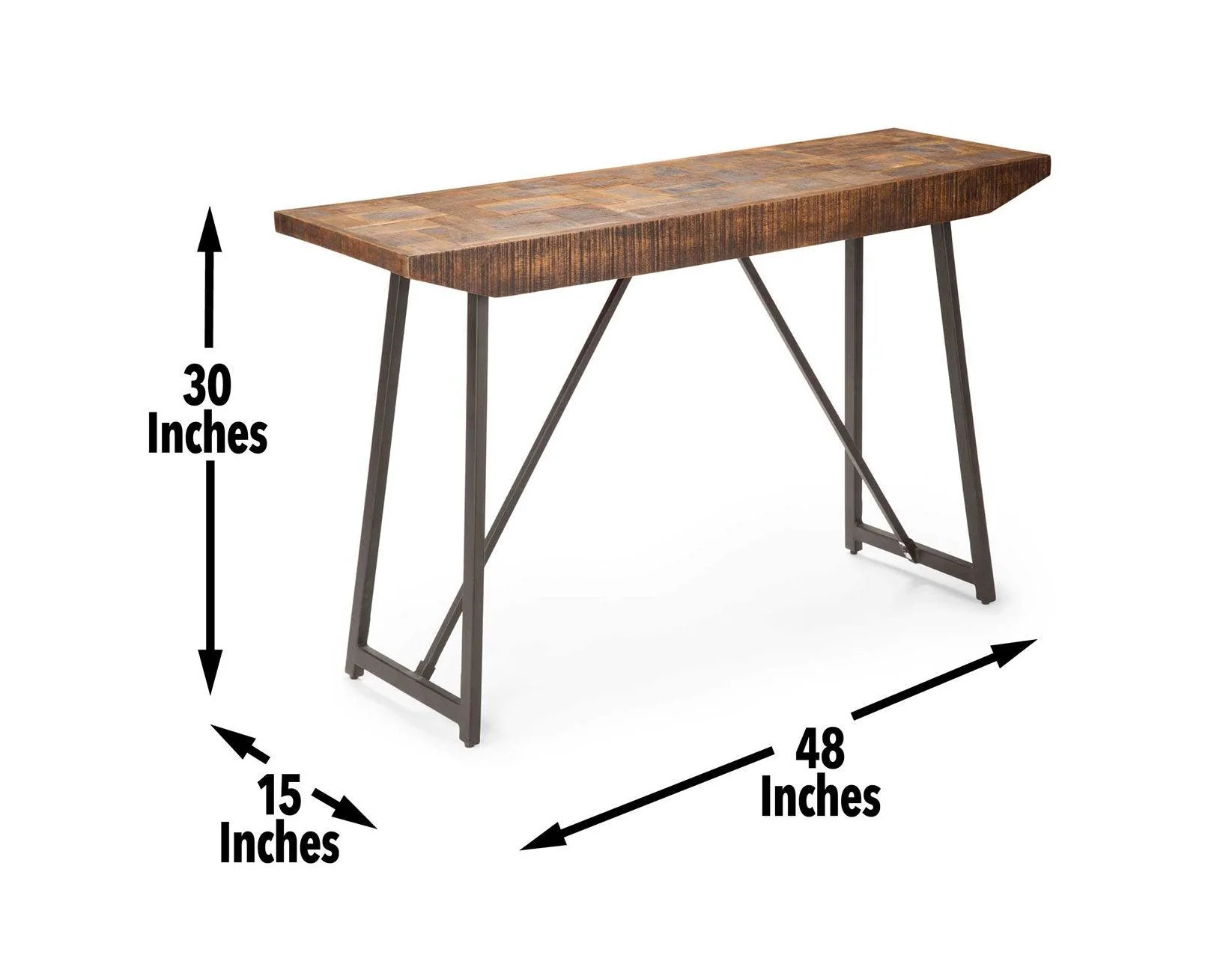 Walden Parquet 3-Piece Occasional Set (Cocktail & 2 End Tables) - Image 9