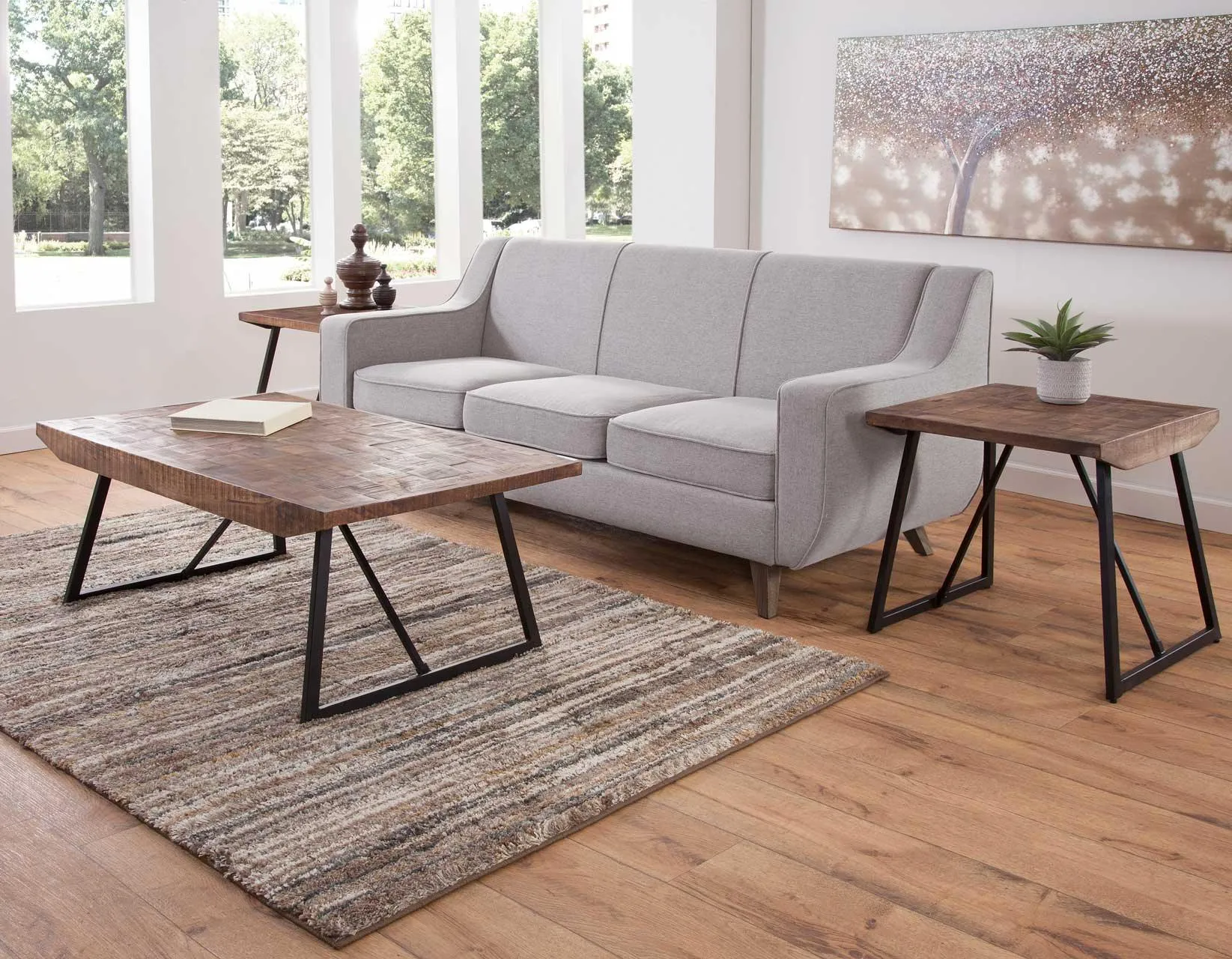Walden Parquet End Table - Image 3