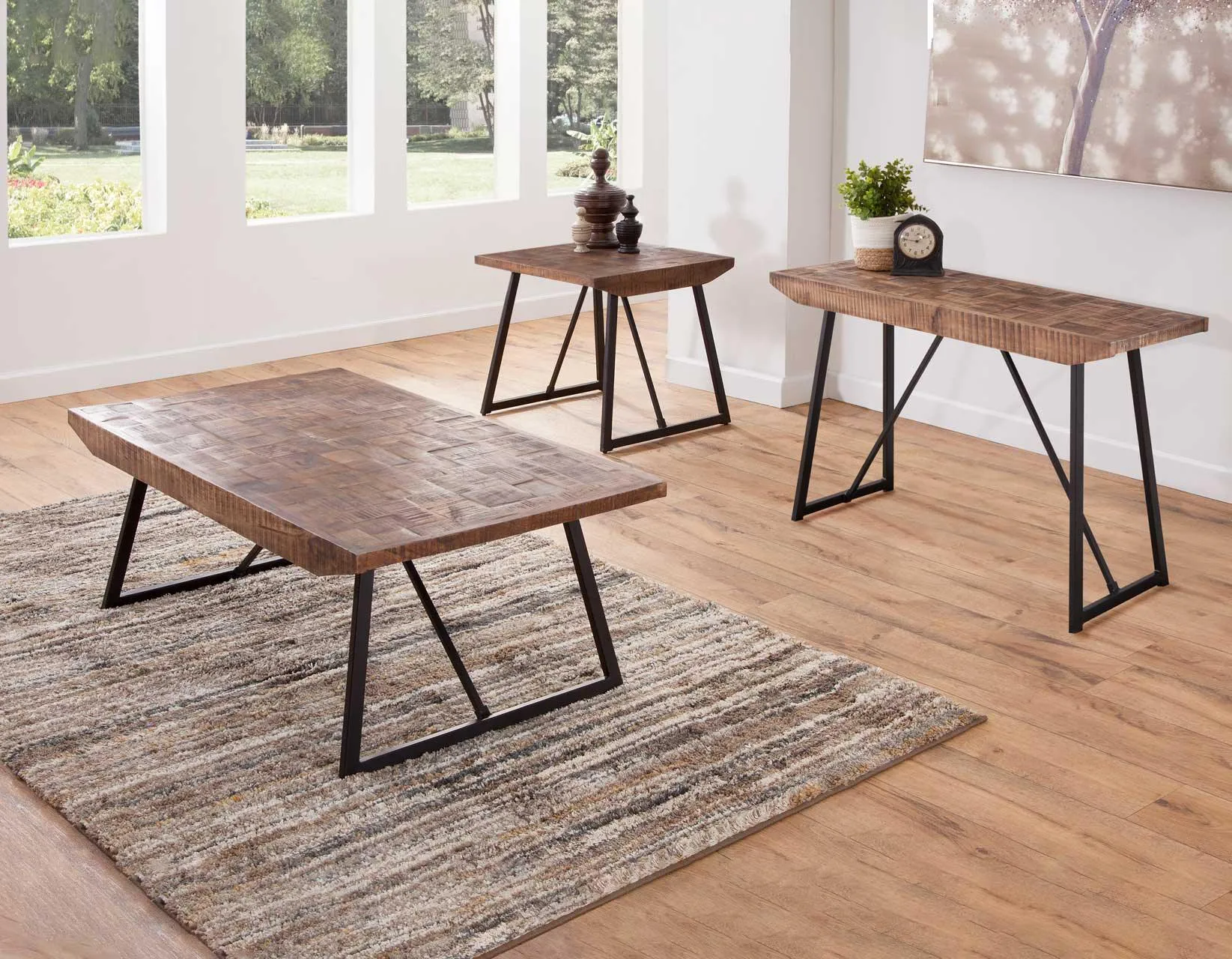 Walden Parquet End Table - Image 4