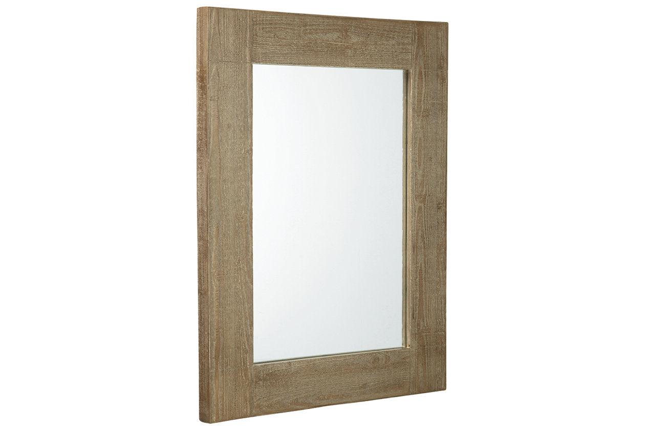 Waltleigh Distressed Brown Accent Mirror - Image 4