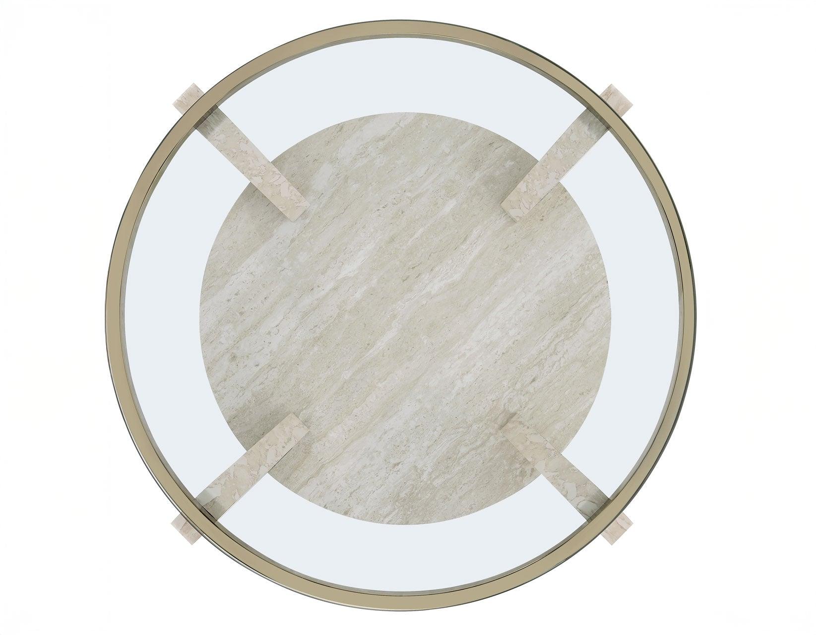 Wanda Round Glass Top End Table - Image 6