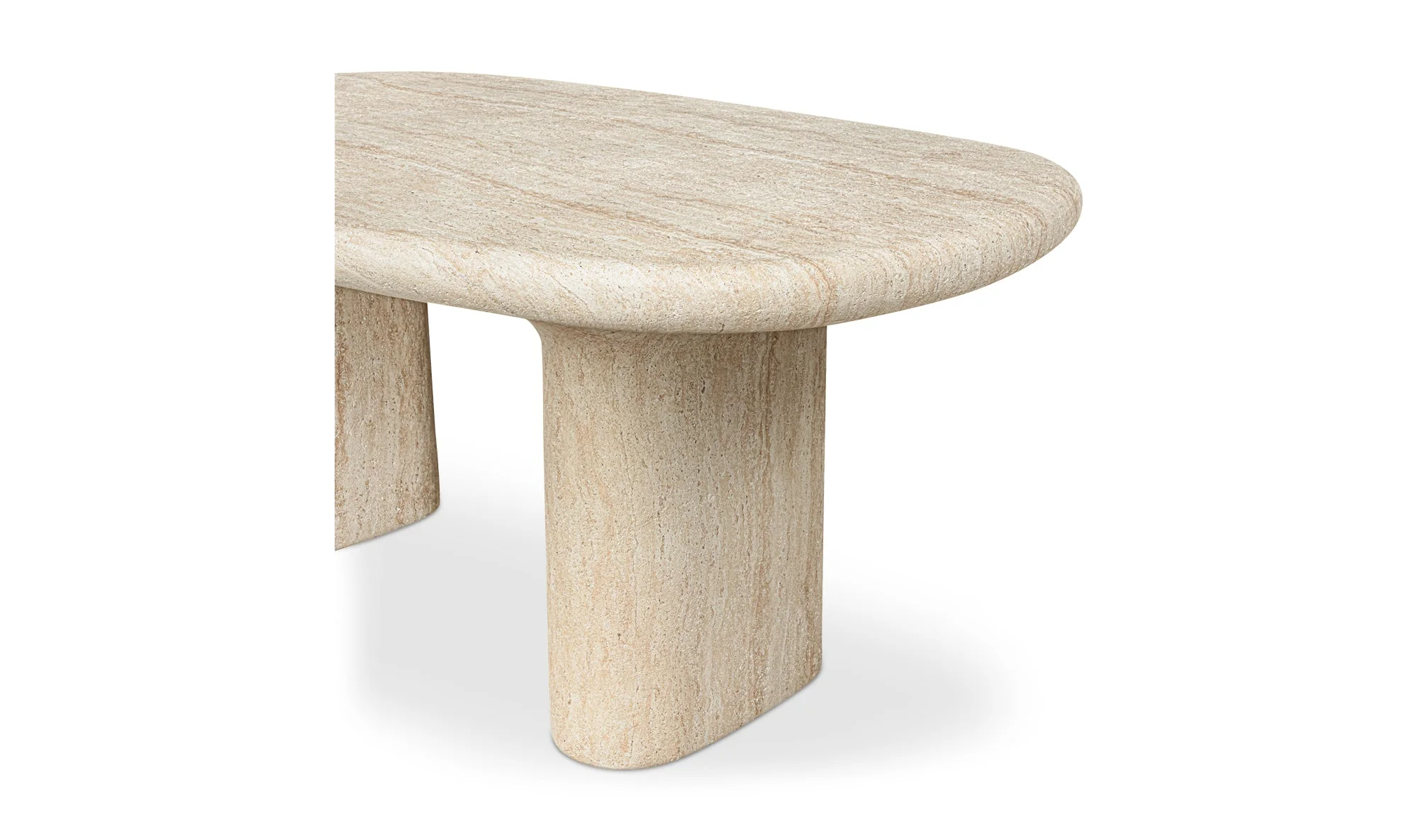 Warby Outdoor Dining Table Beige - Image 6