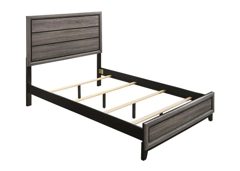 Watson Gray Oak Full Panel Bed - Image 4