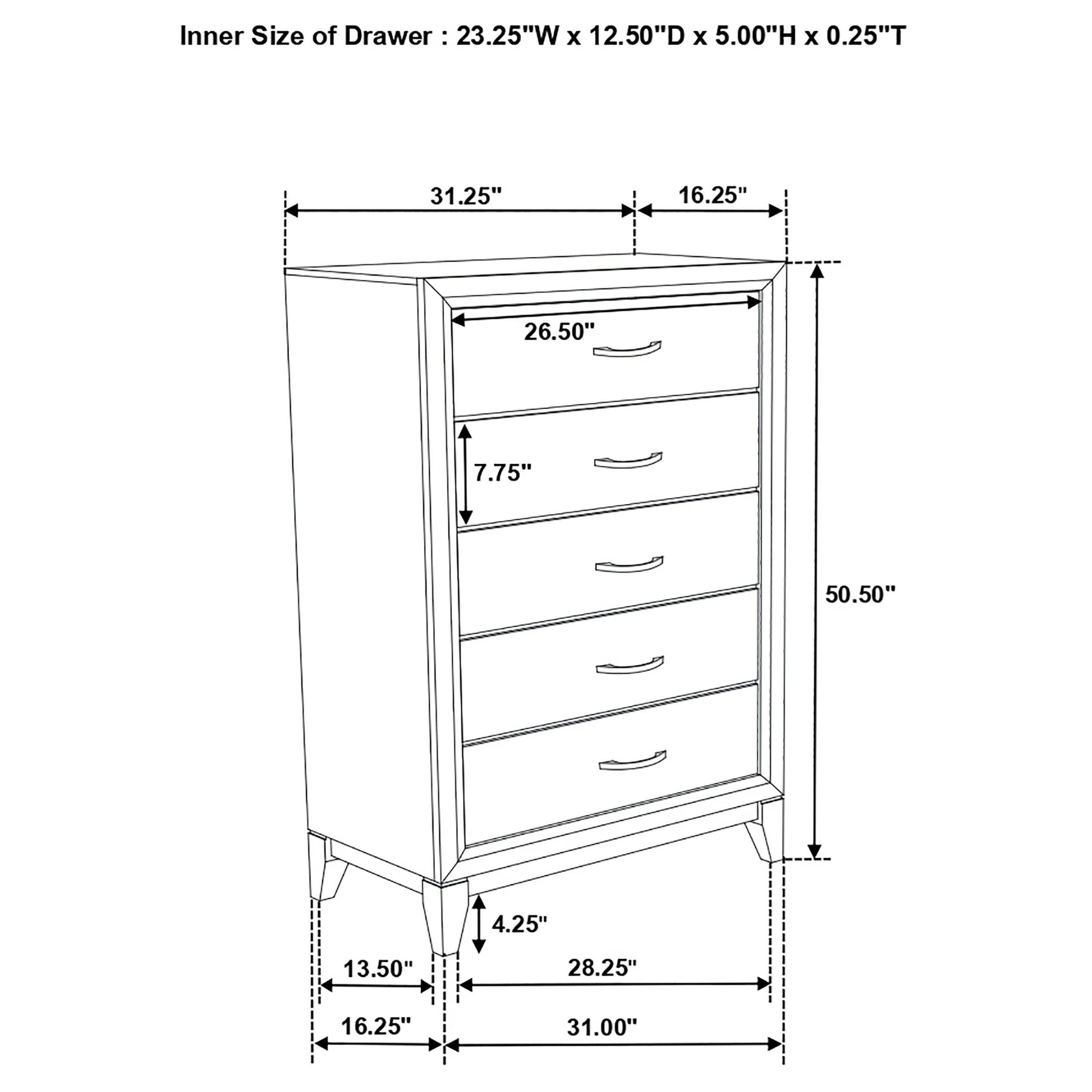 Watson Light Taupe Five-piece Queen Bedroom Set - Image 20