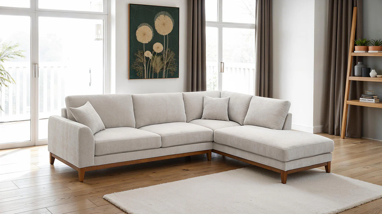 Watton Light Gray RAF Sectional - Image 2