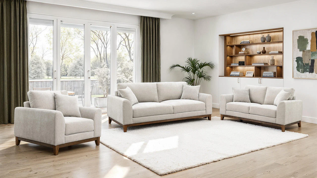 Watton Light Gray Sofa - Image 2