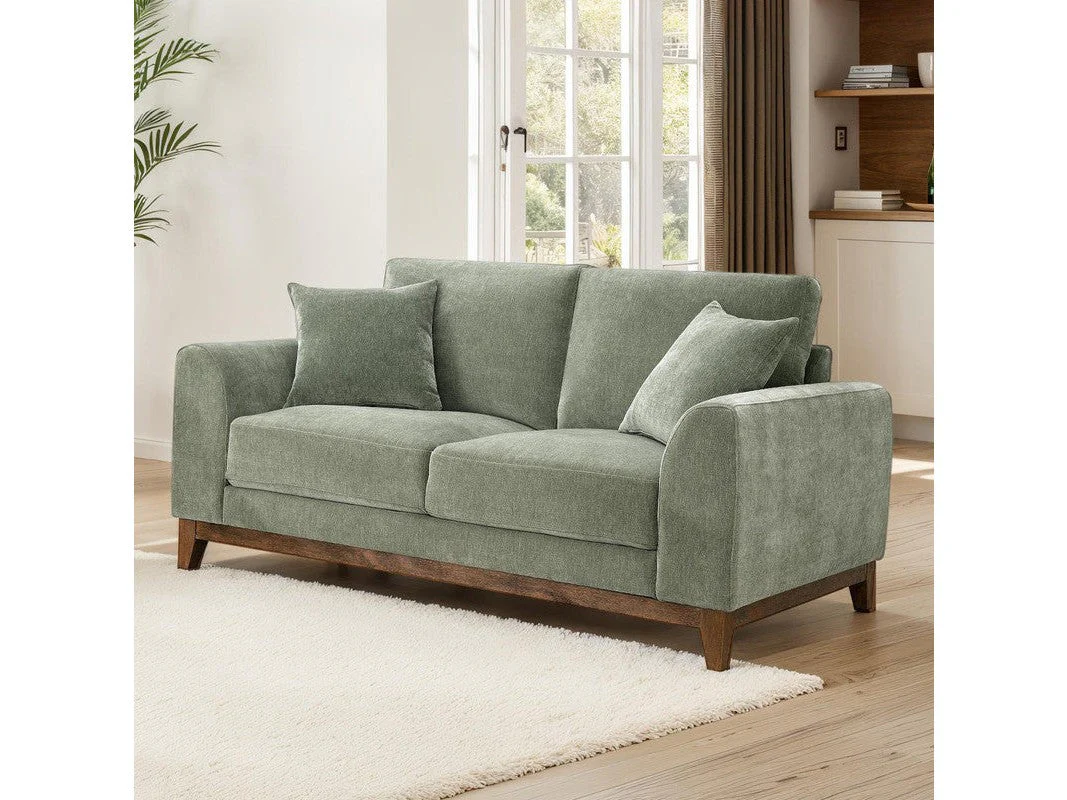 Watton Olive Green Loveseat