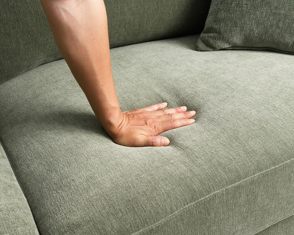 Watton Olive Green Loveseat - Image 4