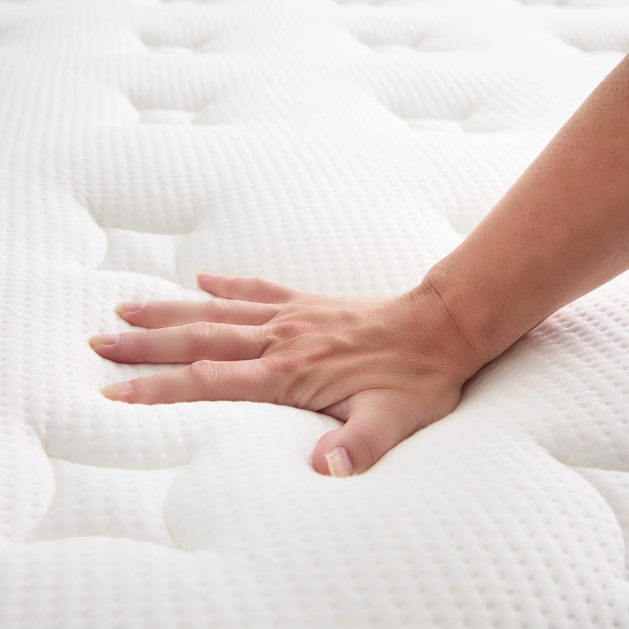Weekender Blue/White Twin XL 11" Euro Top Hybrid Mattress - Image 7