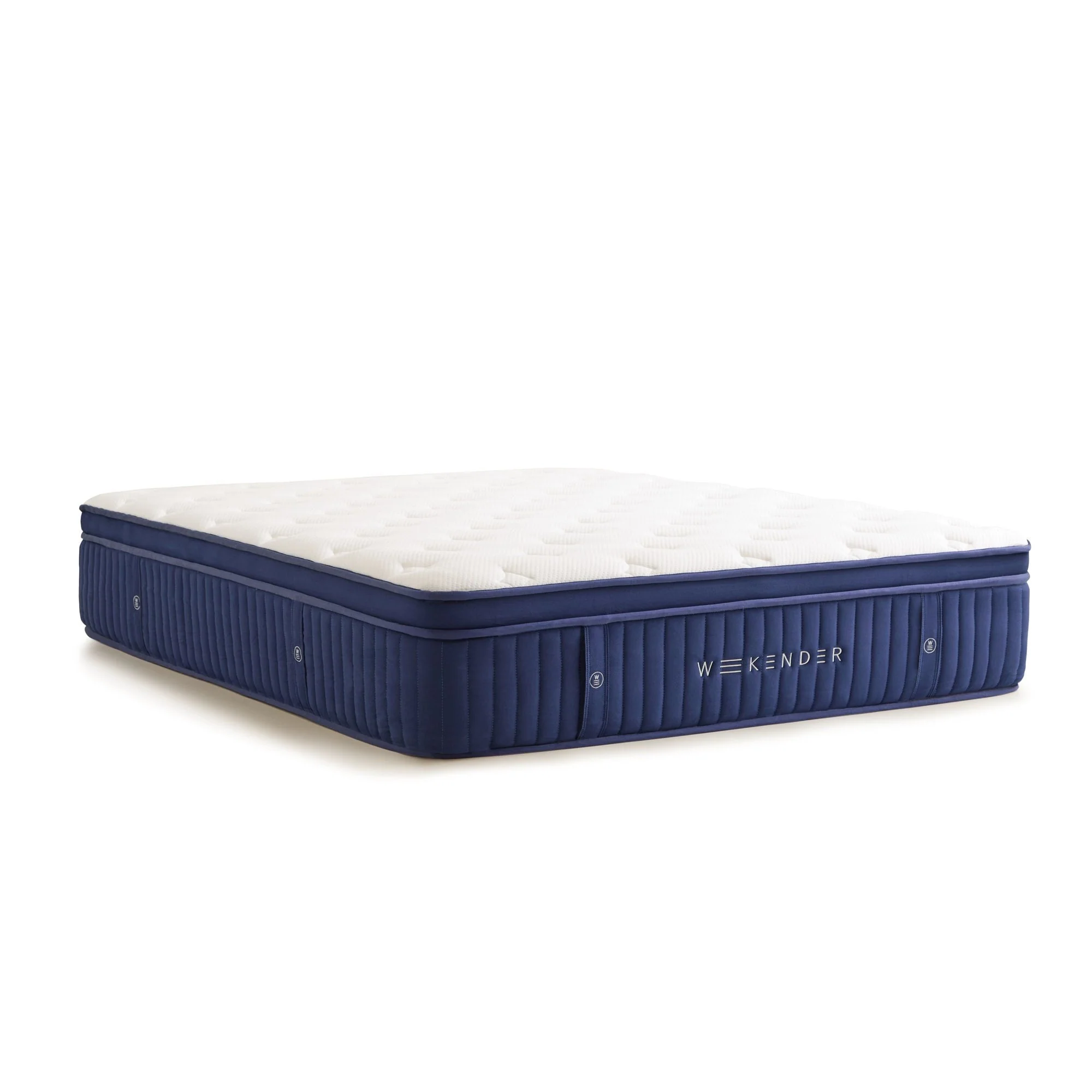 Weekender Blue/White Twin XL 13" Euro Top Hybrid Mattress
