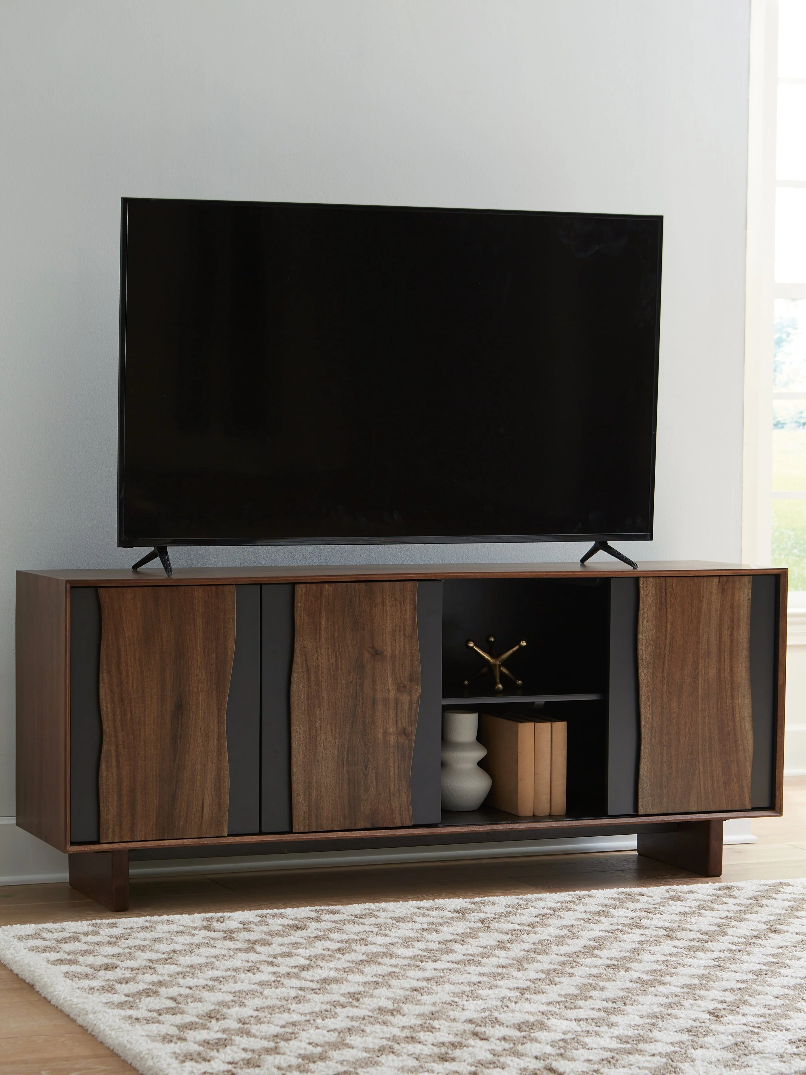 Welby Brown/Charcoal Accent Cabinet - Image 6