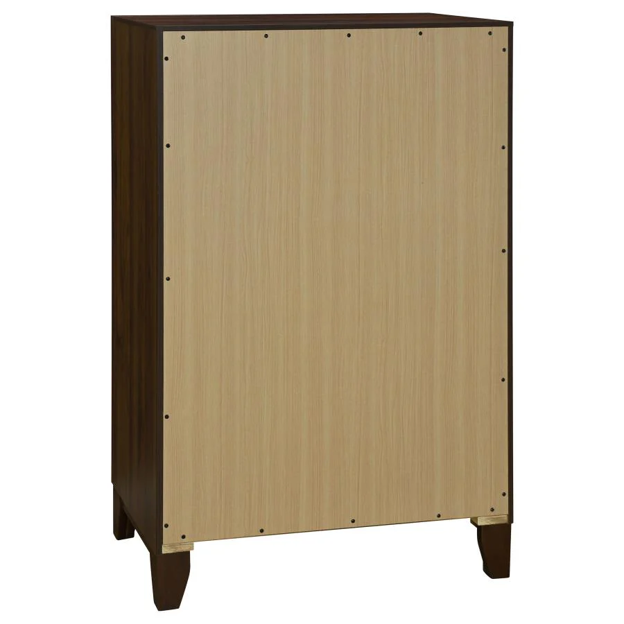 Welsley Walnut 5-piece Queen Bedroom Set - Image 13