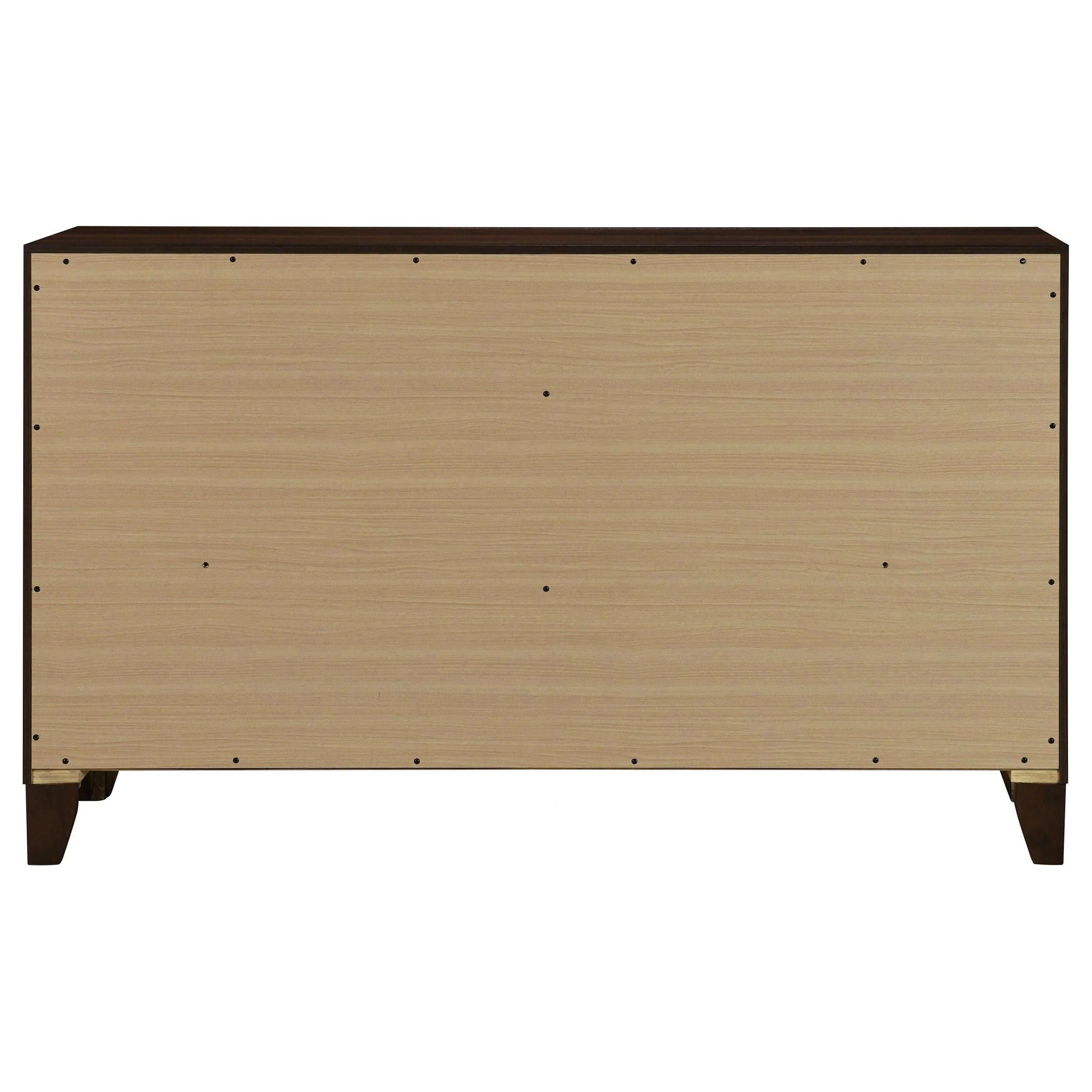 Welsley Walnut 6-Drawer Dresser Cabinet - Image 7