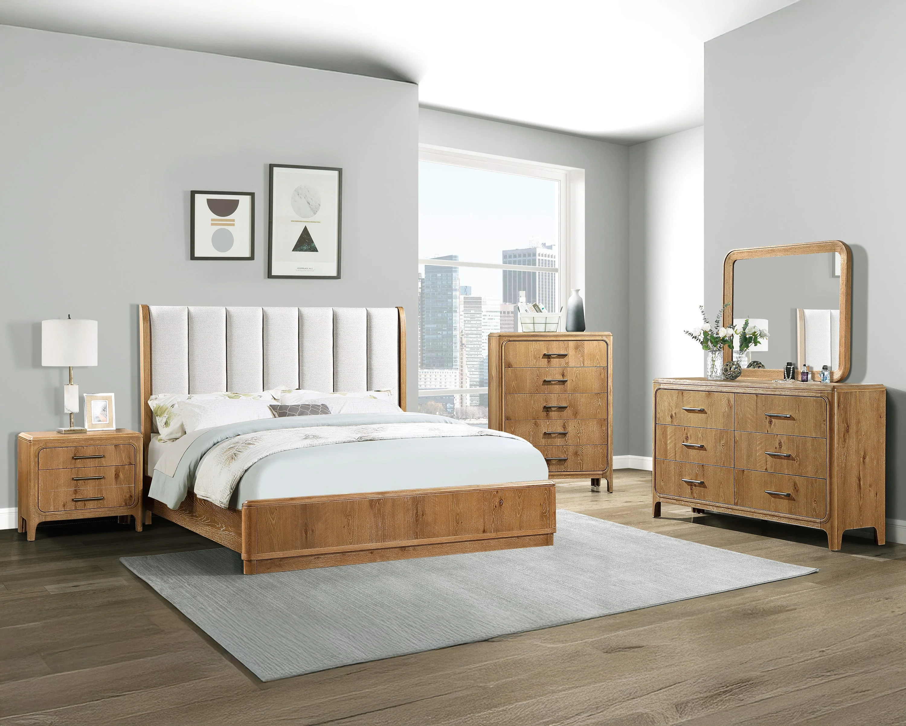 Westcott Cerused Natural Dresser - Image 4