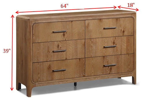 Westcott Cerused Natural Dresser - Image 5
