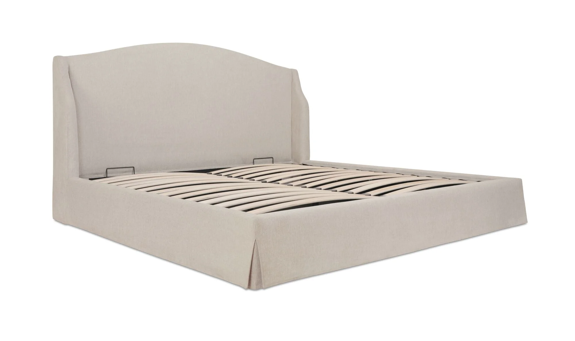 Weston Queen Storage Bed Cream - Image 6
