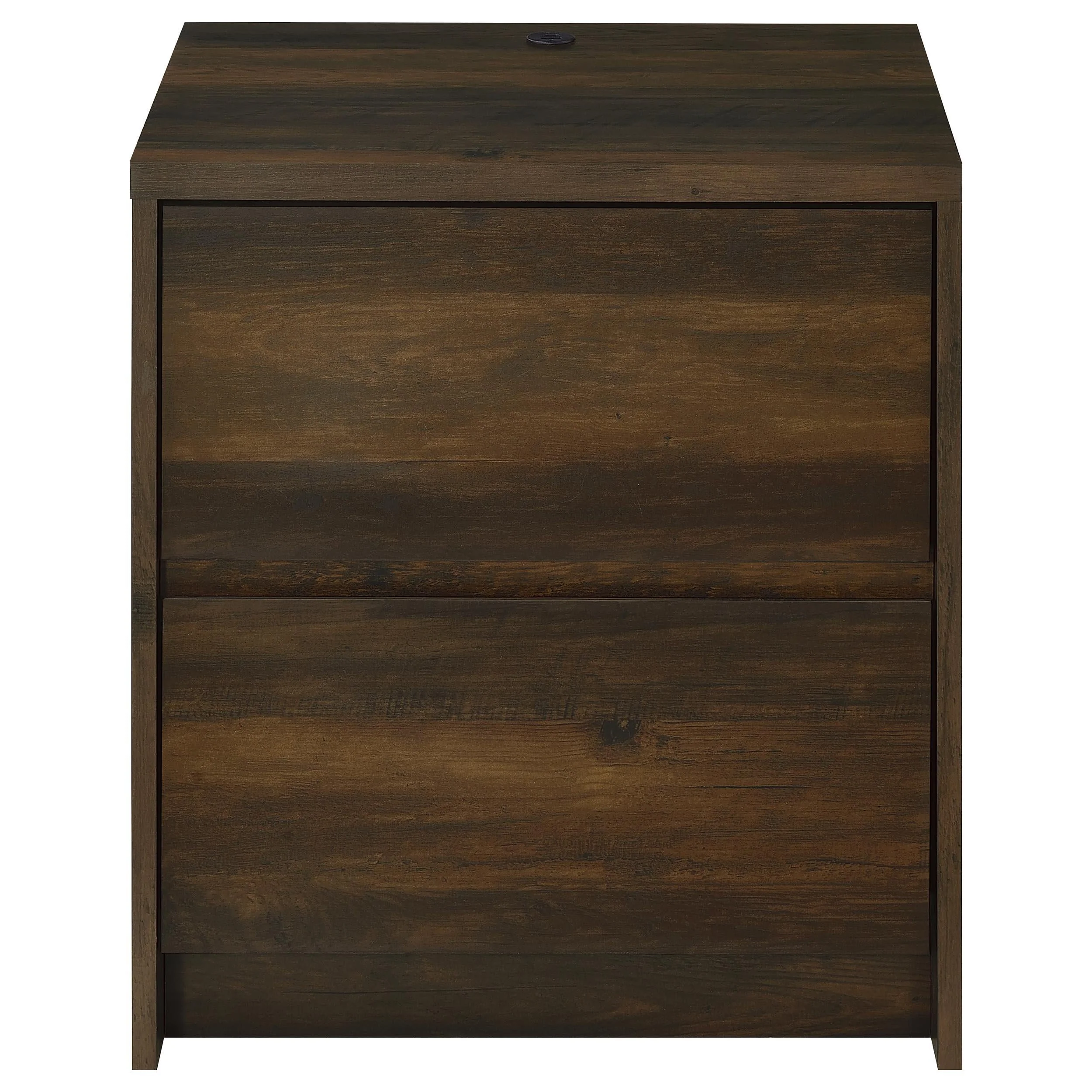 Westpark Dark Pine Nightstand with LED Lights and USB Ports - Image 8