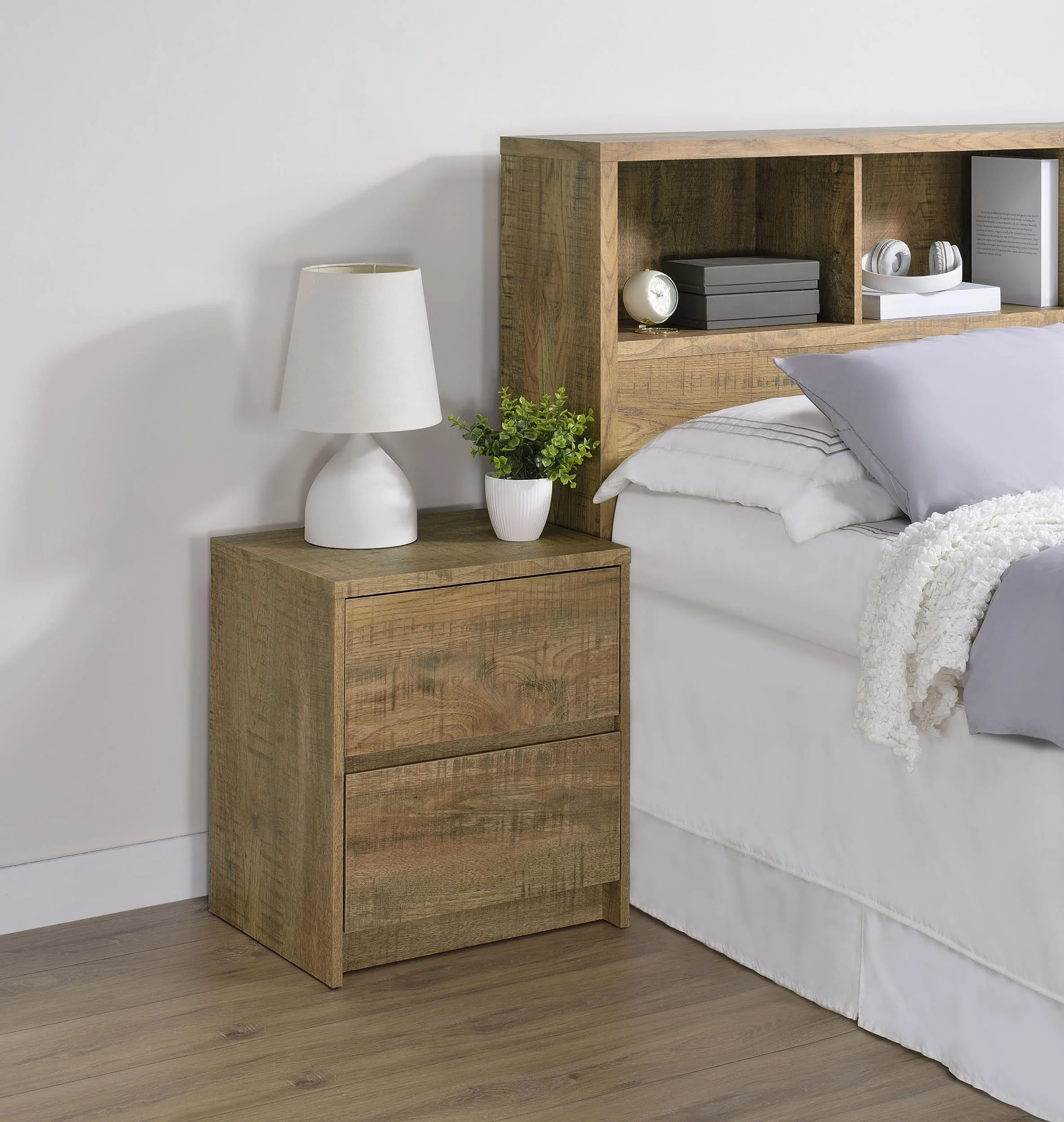 Westpark Mango Nightstand with LED Lights and USB Ports