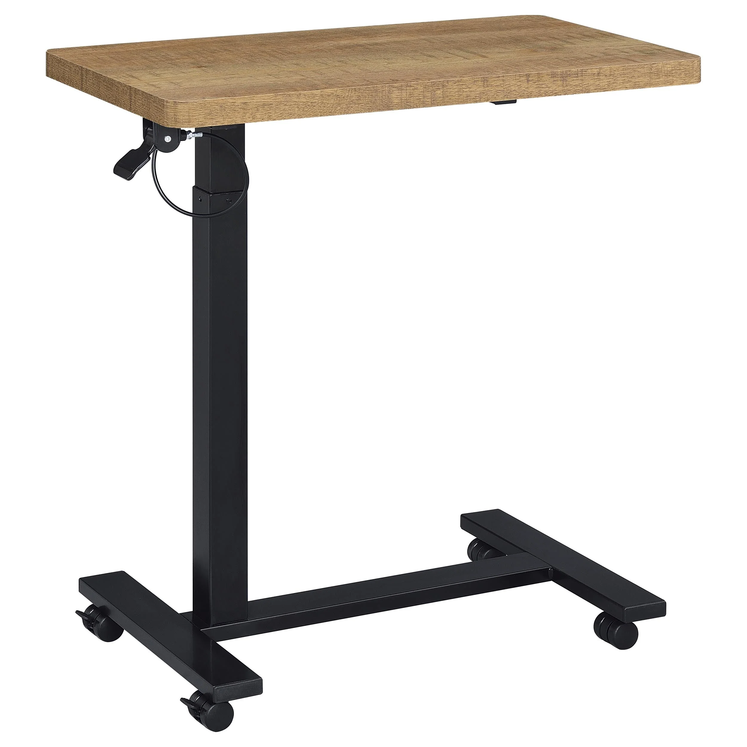 Westpark Mango Pneumatic Adjustable C-Shape Side Table with Casters - Image 2