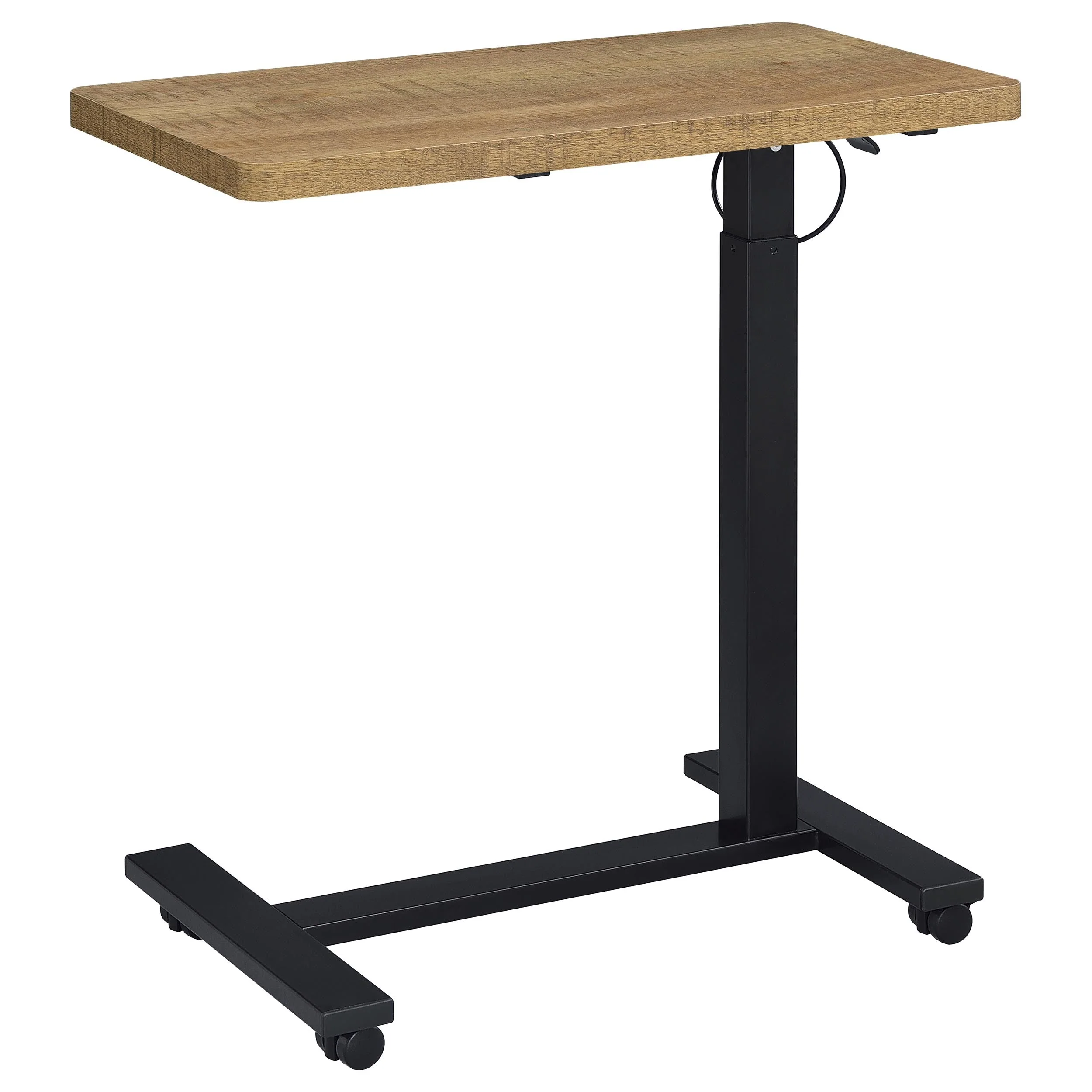 Westpark Mango Pneumatic Adjustable C-Shape Side Table with Casters - Image 9