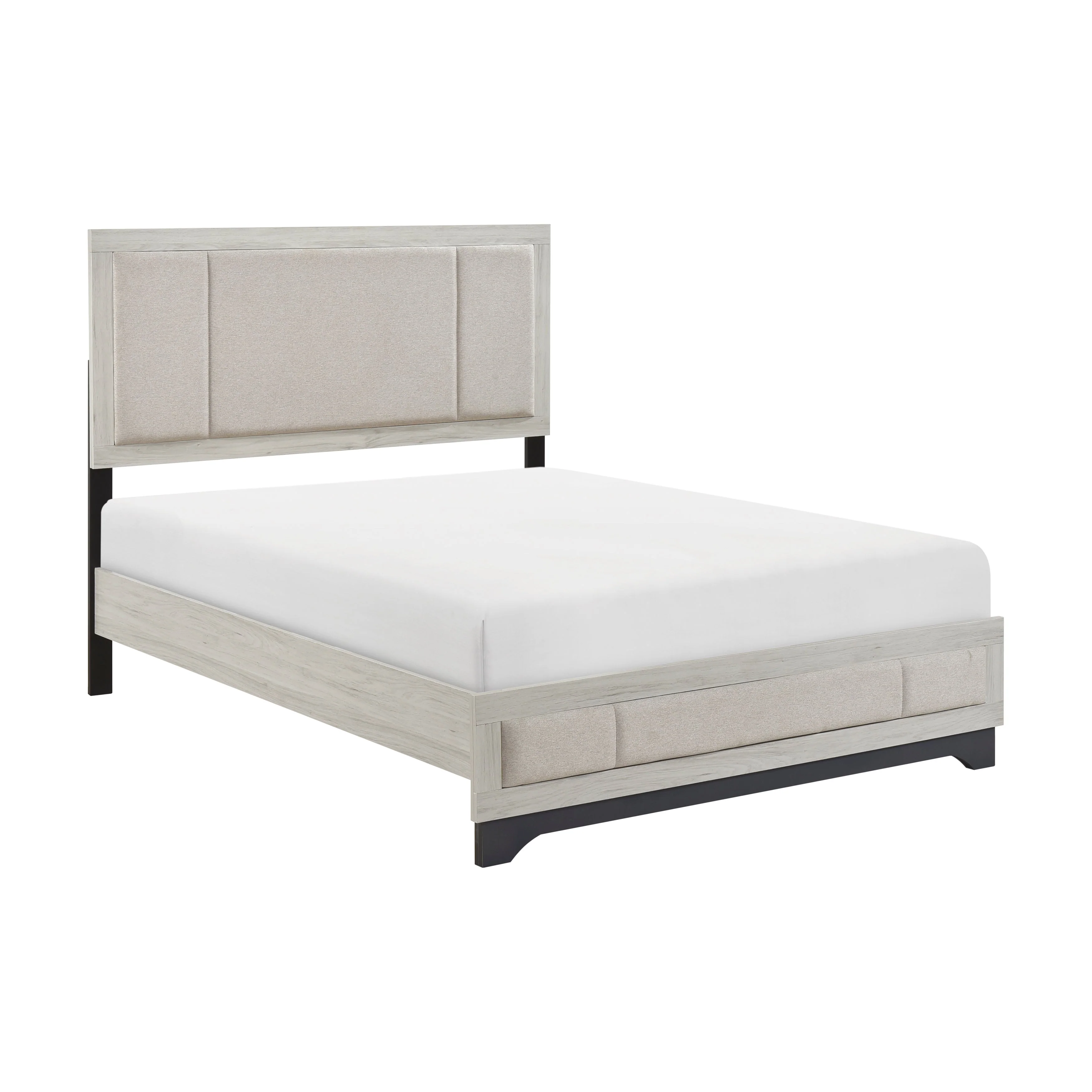 Westport White Oak/Gray Full Platform Bed - Image 3
