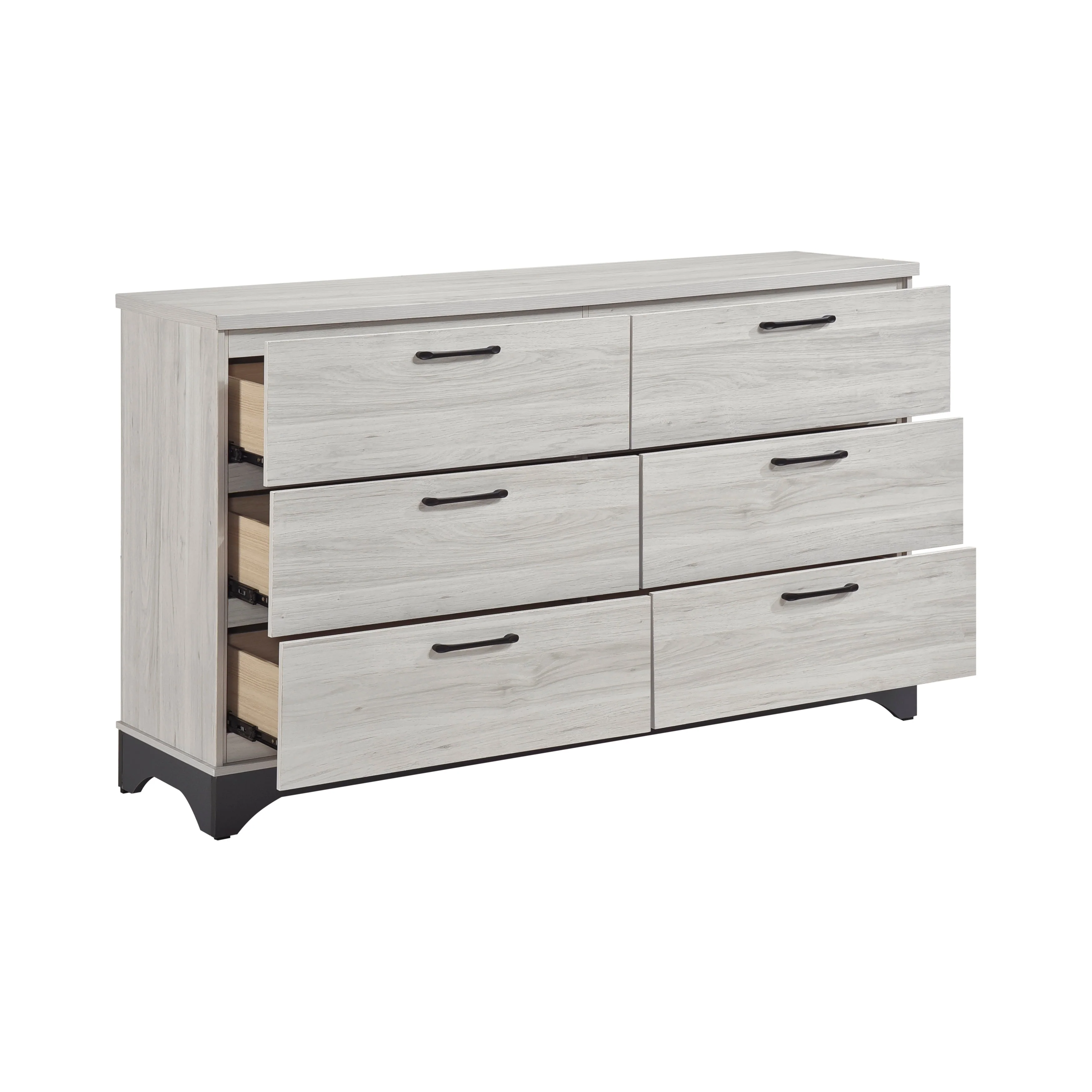 Westport White Oak/Gray Platform Bedroom Set - Image 11