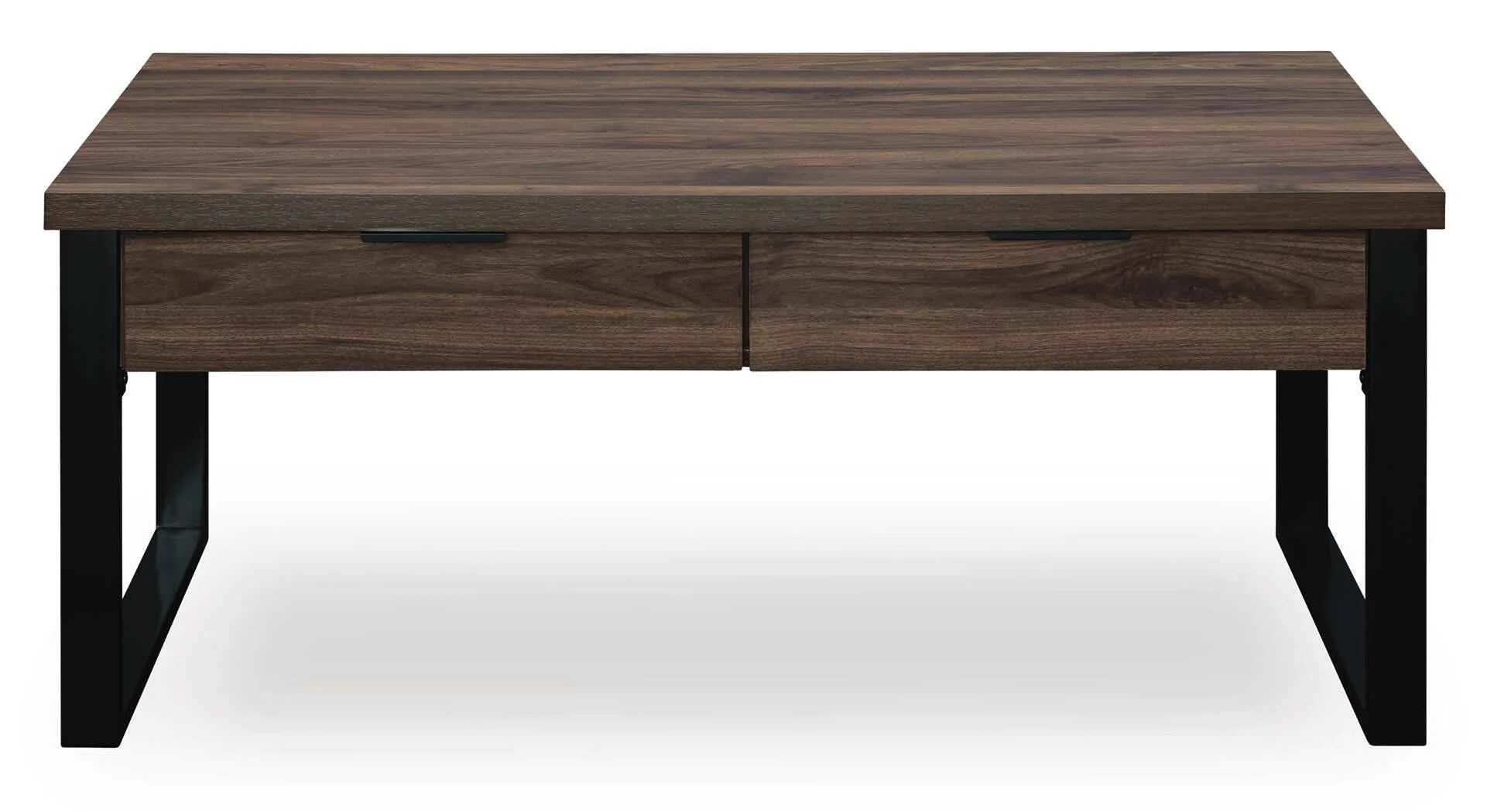 Wickman Falls Dark Brown Coffee Table - Image 3