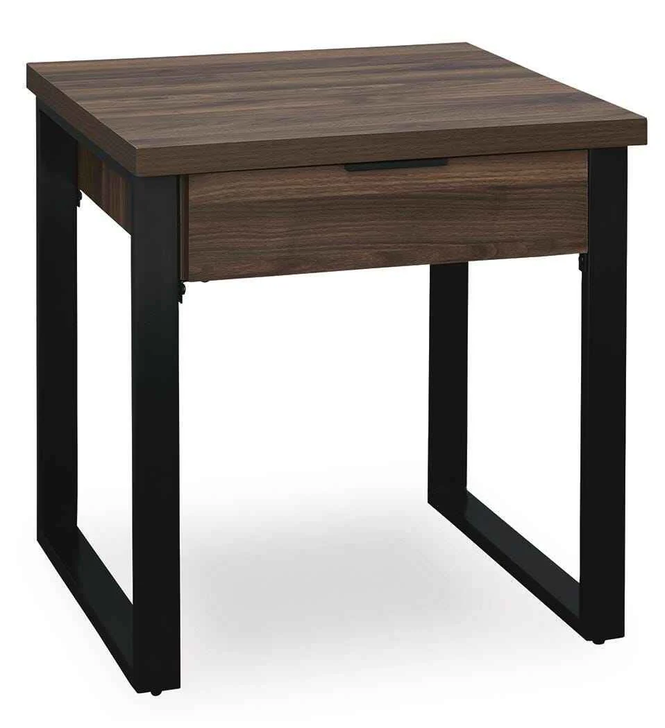 Wickman Falls Dark Brown End Table - Image 2