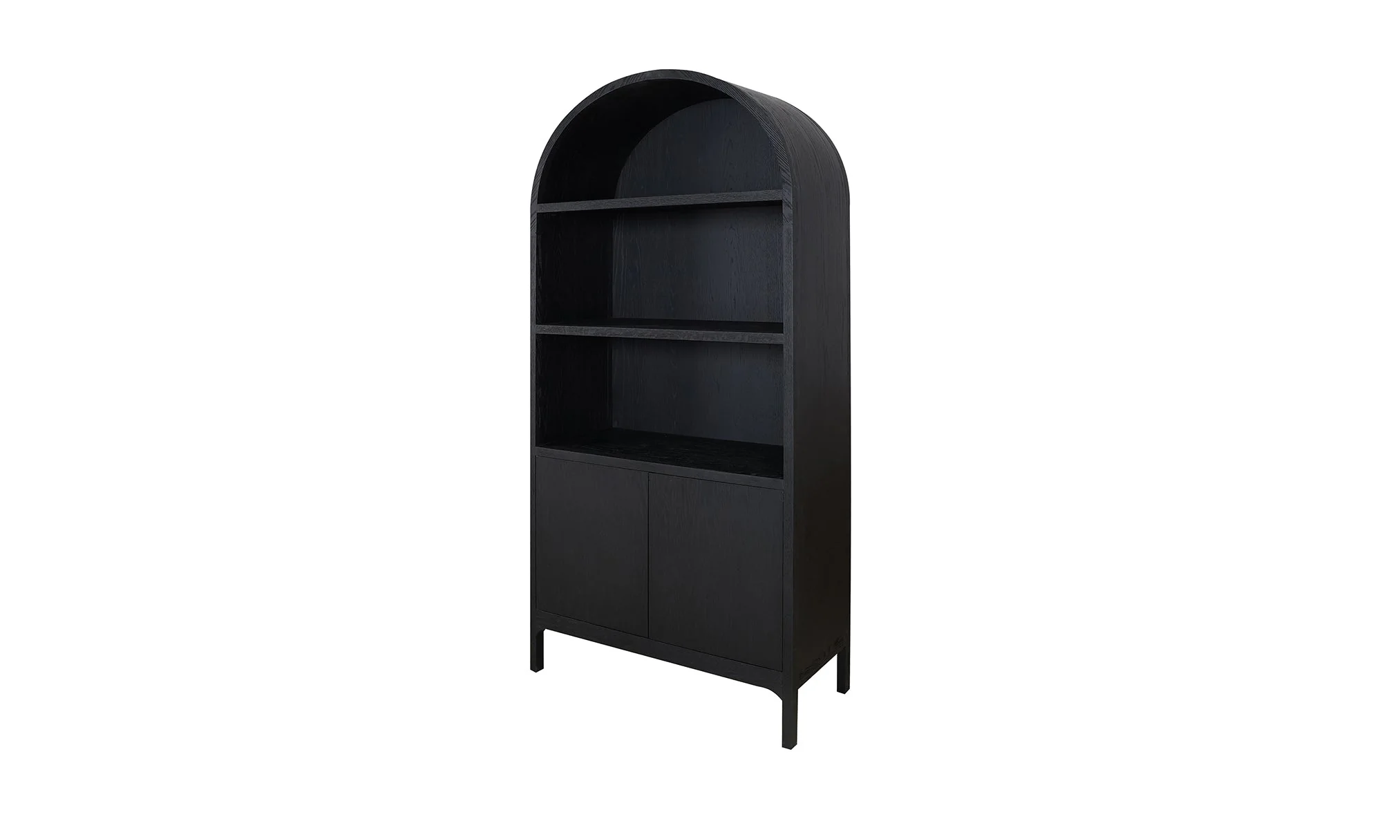 Wilde Display Cabinet Black Oak - Image 3