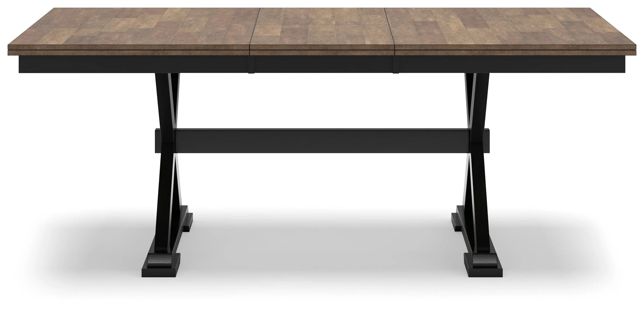 Wildenauer Brown/Black Dining Extension Table - Image 3