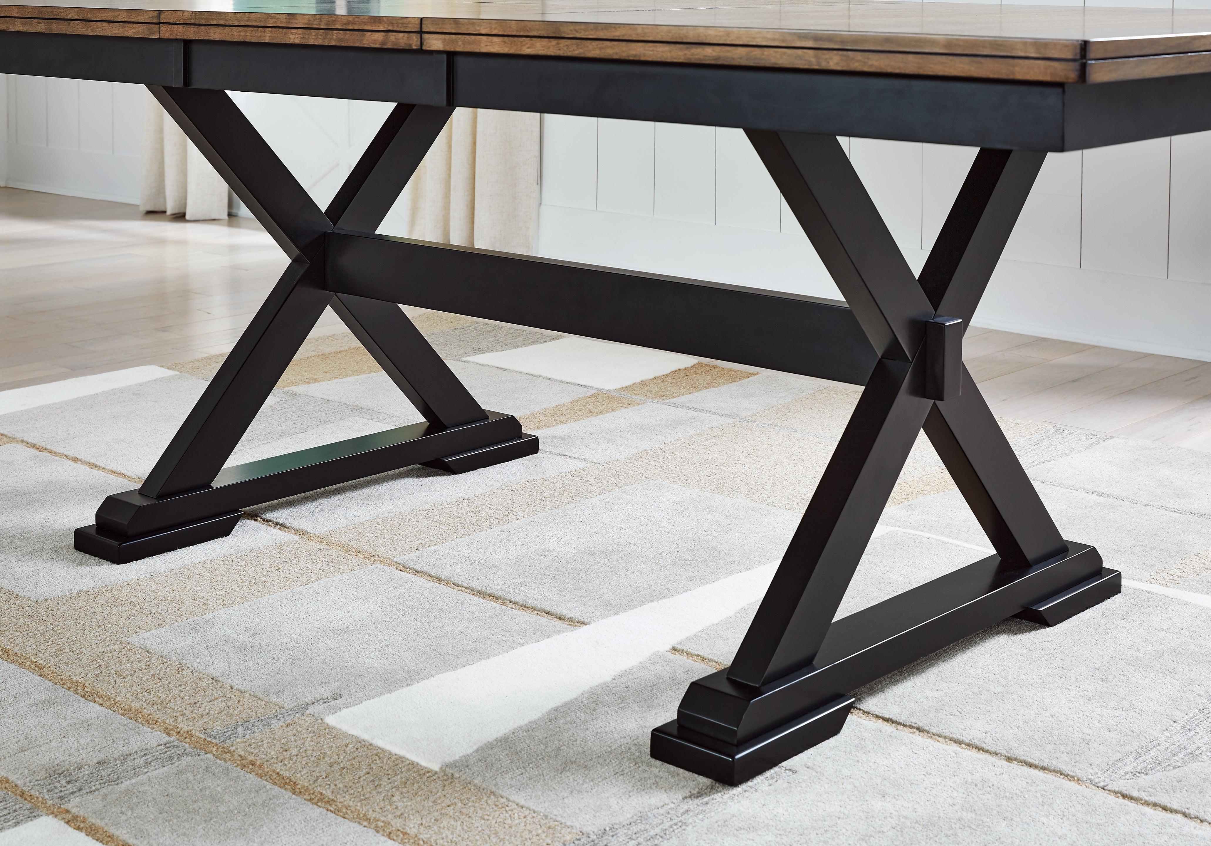 Wildenauer Brown/Black Dining Table and 6 Chairs - Image 21