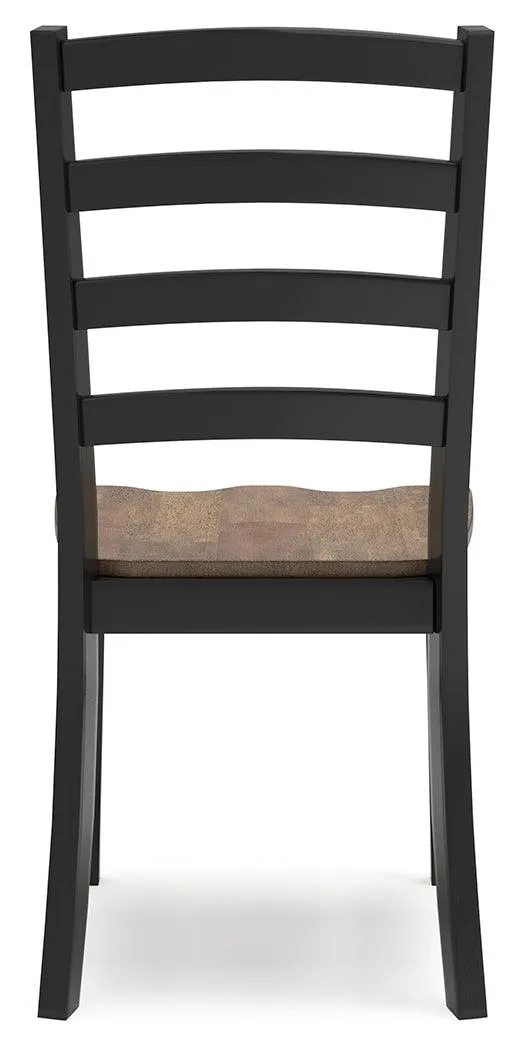 Wildenauer Brown/Black Dining Table and 8 Chairs - Image 7