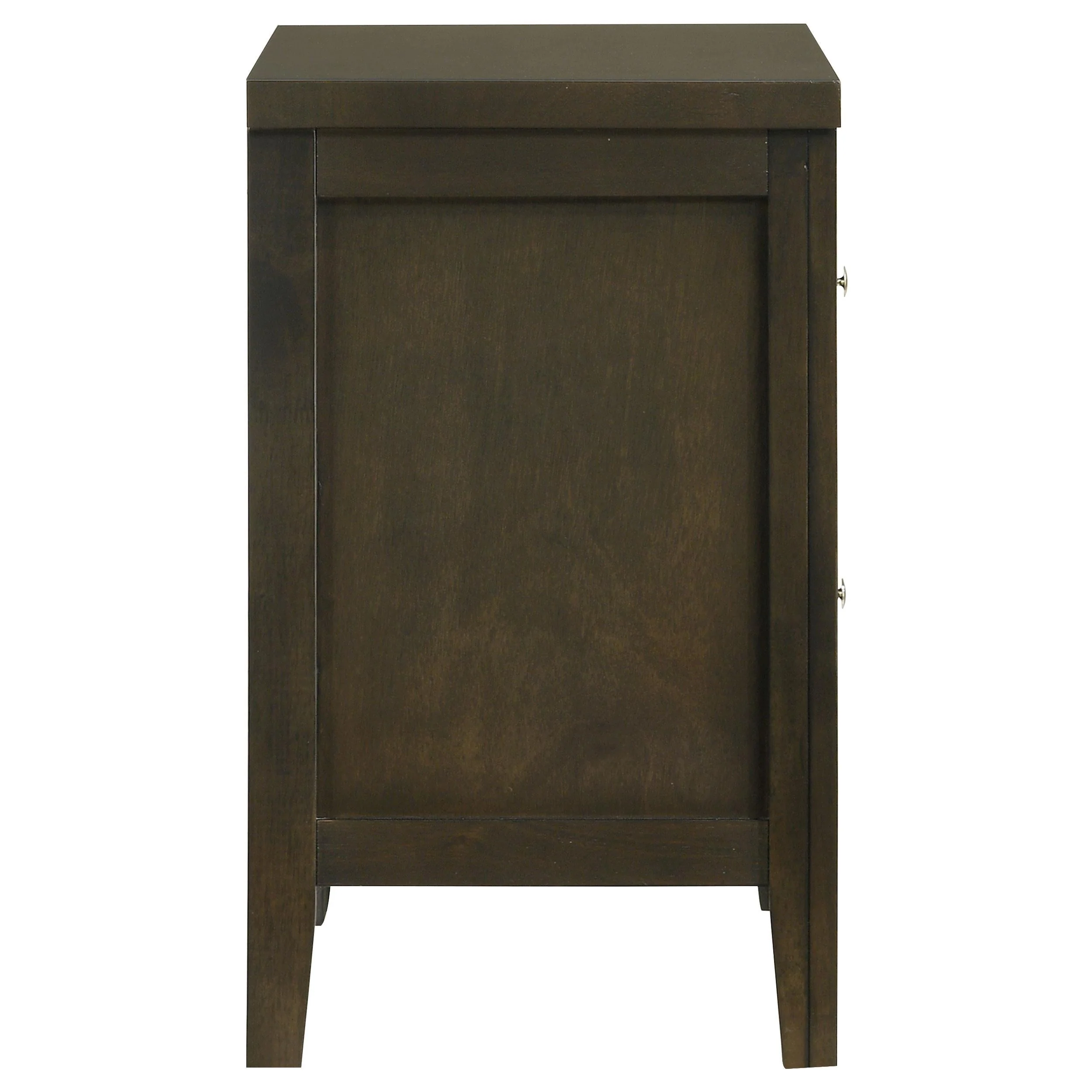 Wilkes Dark Cocoa 2-Drawer Nightstand - Image 9