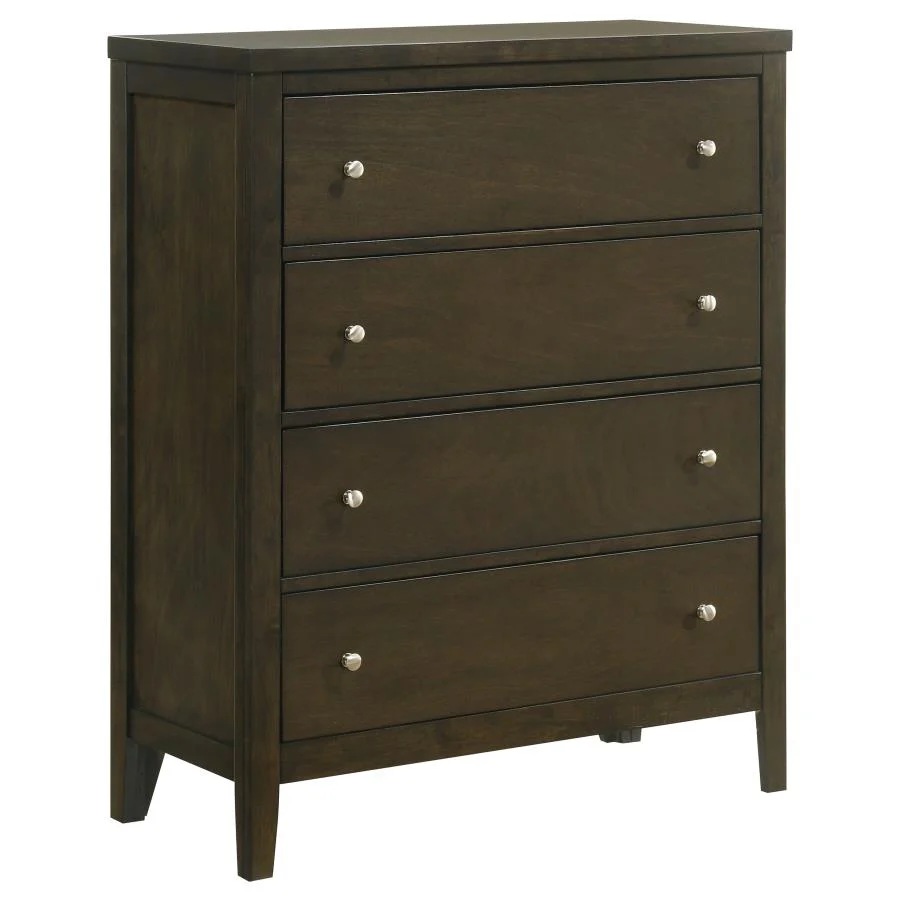 Wilkes Dark Cocoa 5-piece Queen Bedroom Set - Image 11