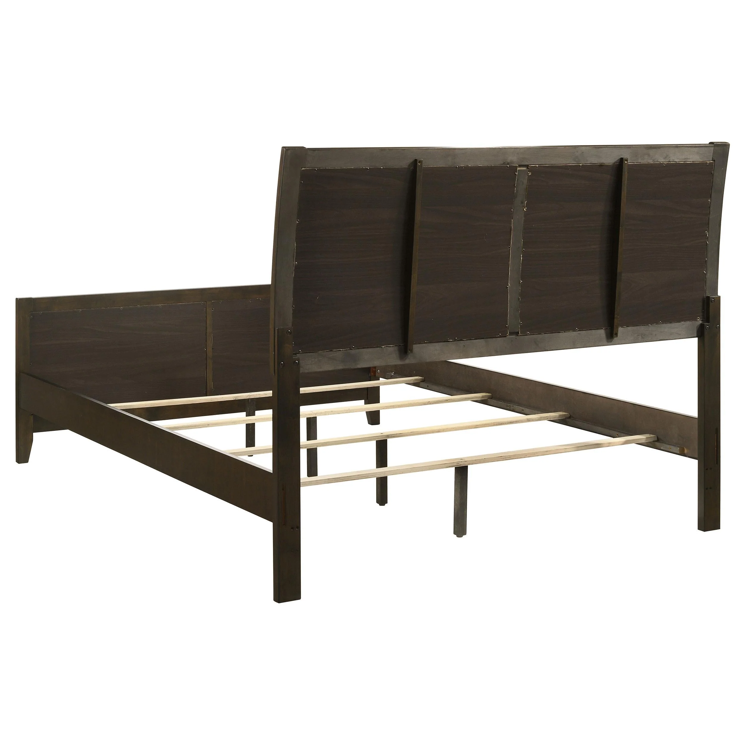 Wilkes Dark Cocoa Upholstered Queen Bed - Image 4