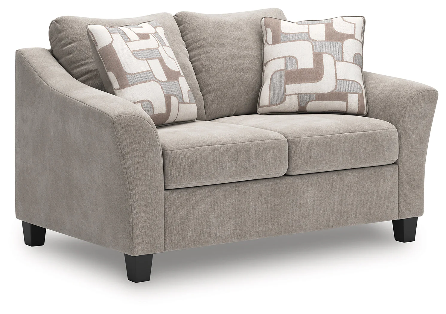 Willarae Taupe Loveseat - Image 3