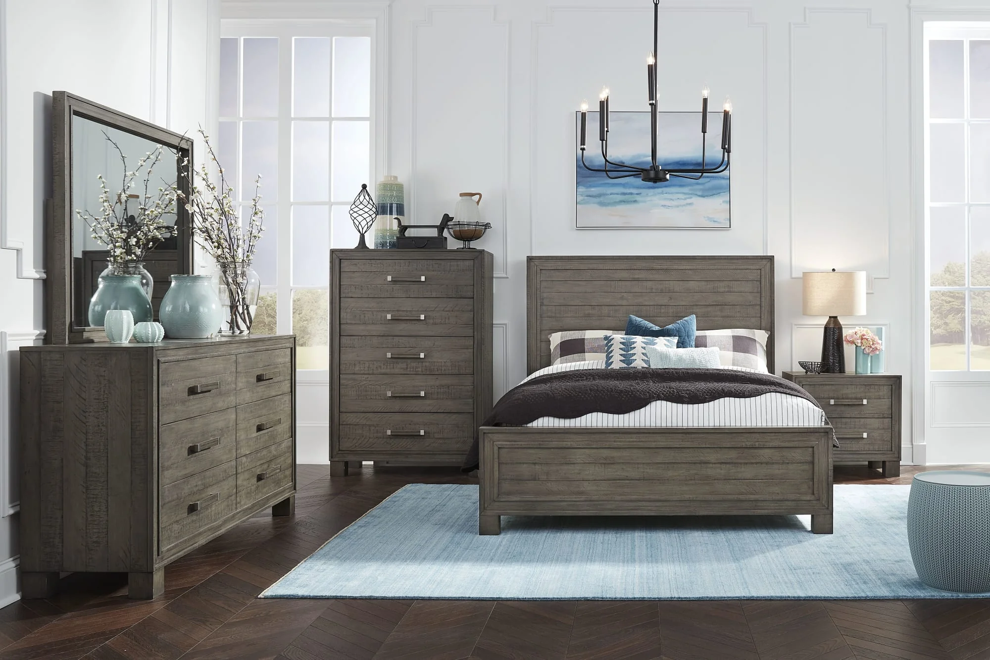 William Dusty Dawn King Panel Bed - Image 2
