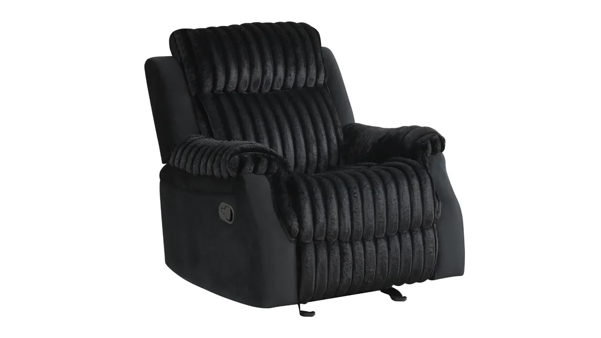Willow Black 3-Piece Reclining Living Room Set [Special Price] - Image 5