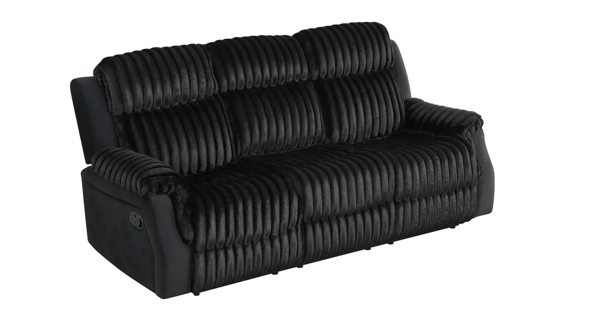 Willow Black 3-Piece Reclining Living Room Set [Special Price] - Image 7