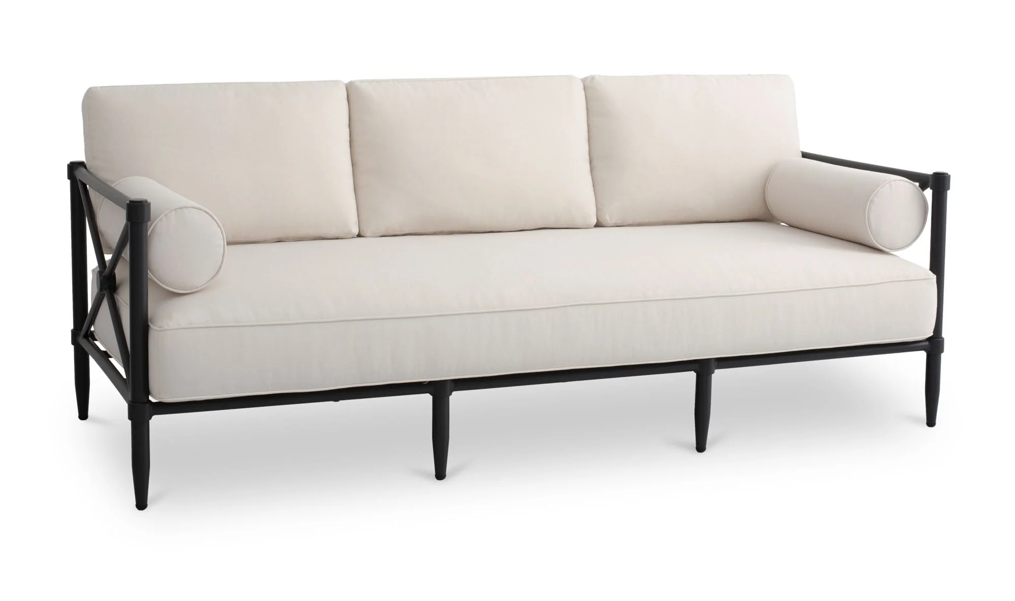 Willow Outdoor Sofa Cream - Image 2