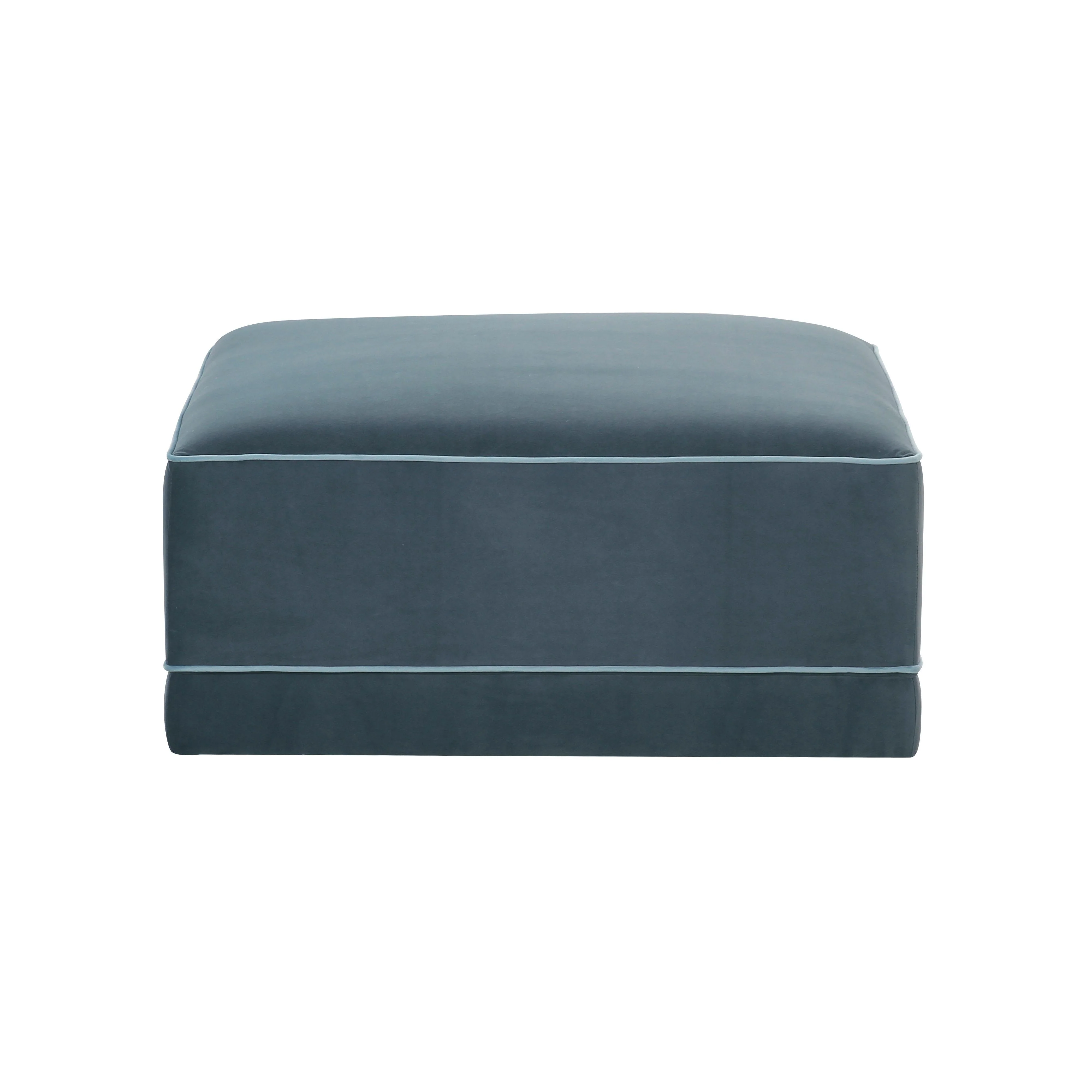 Willow Velvet Modular Ottoman - Image 14