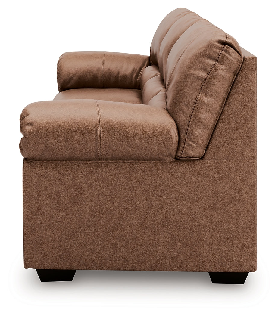 WillowBend Caramel Sofa - Image 5