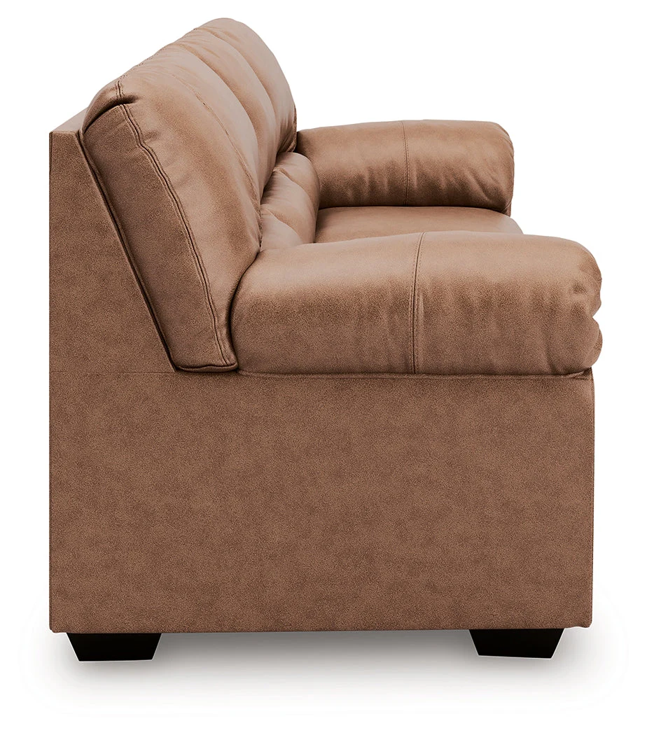 WillowBend Caramel Sofa - Image 6