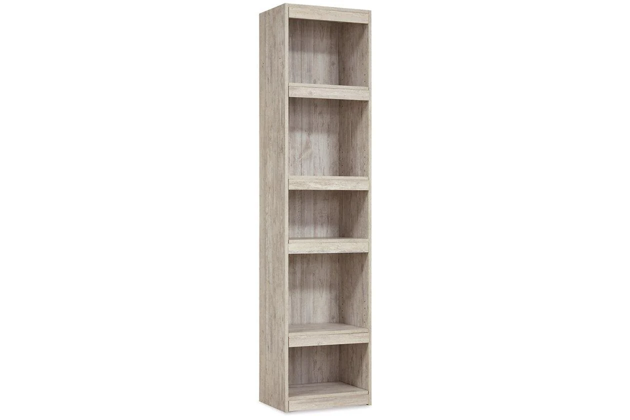 Willowton Whitewash 4-Piece Entertainment Center with Electric Fireplace - Image 5